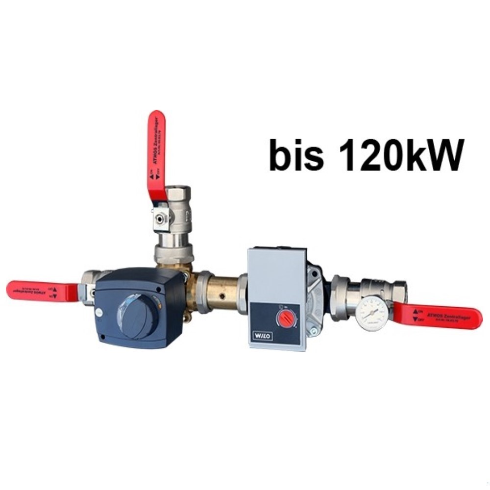 HERZ Rücklaufanhebung bis 35 kW Wilo Yonos Para 25/6 Motormischventil 1
