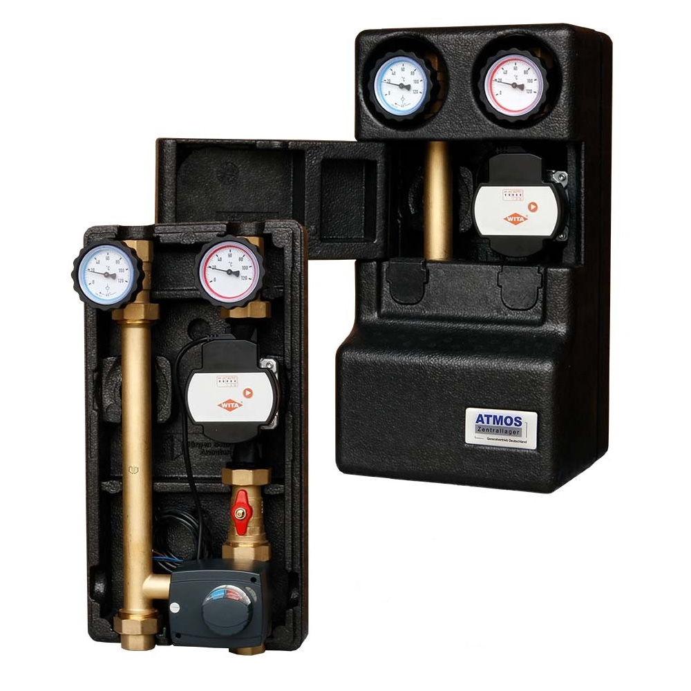 Atmos Pumpengruppe "AT-HK 2" mit Wita HE OEM4 60-25-180 Heizkreispumpengruppe