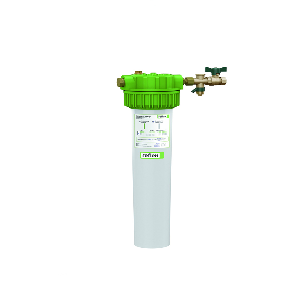 Reflex Fillsoft I Wasserentsalzung ´s Armatur für Heizungs Wasser 3000 l dH