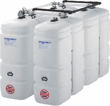 Schütz Kunststoff Tank im Tank 1x 1000 L Kompakt + 1x Grundpaket A