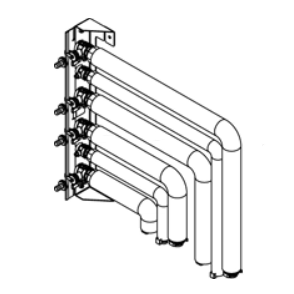Carrier Aquasnap Montagehilfe Kompaktgerät für Aufputzinstallation links ZK06062