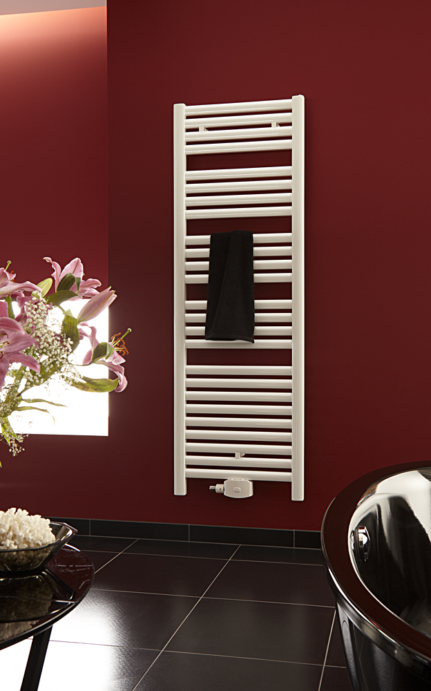 BEMM Duamo Design Badheizkörper weiß Heizkörper Handtuchwärmer Mittenanschluß