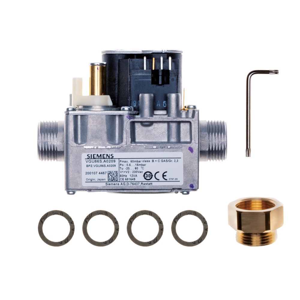 Brötje Ersatzteil Gasventil VGU86S inkl. Adapter a. VGU86 7727679