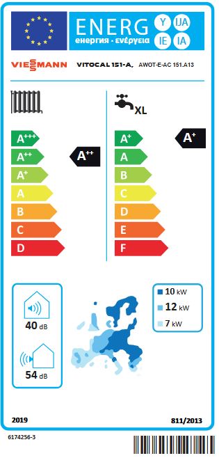 Viessmann Paket Vitocal 151-A 11,1 kW 400V Z028380 Luft Wärmepumpe Anschluss rechts