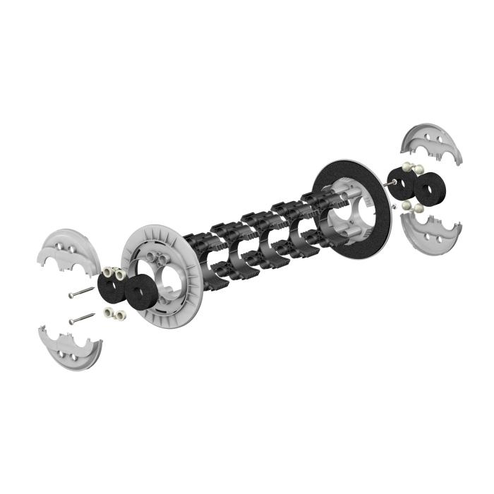 comfort Mauerdurchführung HP/O für Wärmepumpen DN 200 für 22, 28 oder 35mm