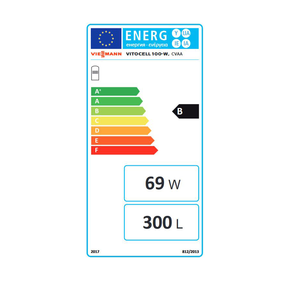 Viessmann Warmwasserspeicher Vitocell 100-V 300 Liter Speicher weiß Typ CVAB