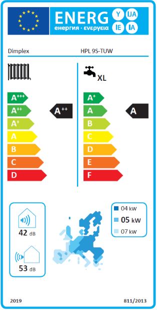 Glen Dimplex Heizpaket Luft Wasser Wärmepumpe LA 9S-TU und Hydro-Tower HWK 230