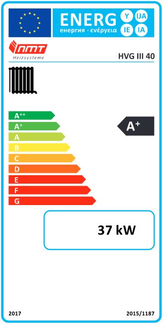 NMT Scheitholzkessel HVG III 40 37 kW Lambda Holzkessel Scheitholz Holzvergaser