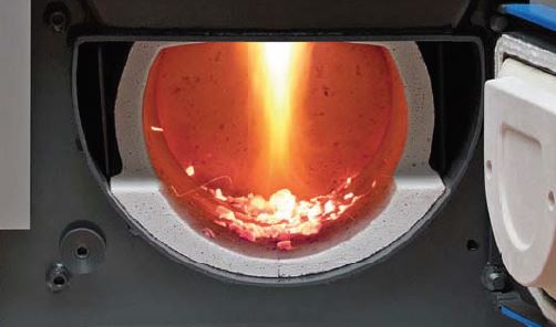 Atmos Holzvergaser DC22GSE mit ACD04 touch Regelung Scheitholz Kessel