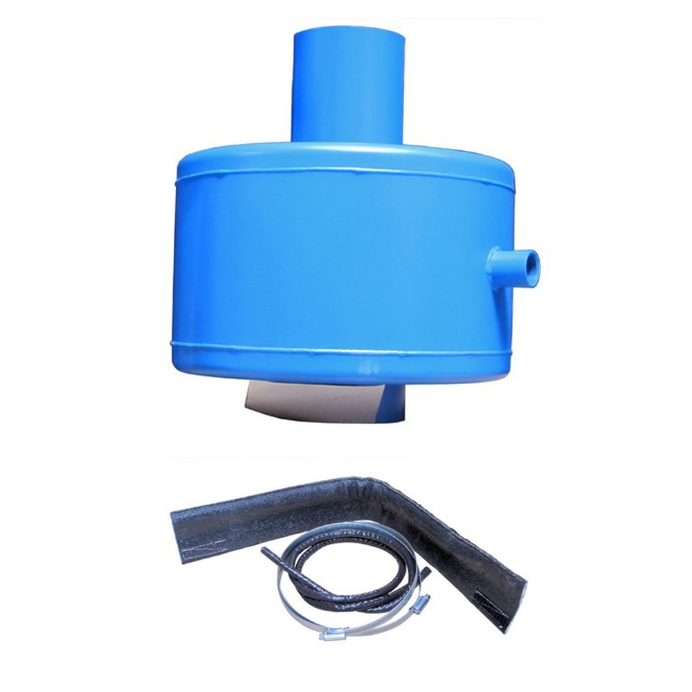 Buderus Abgas Schalldämpfer DN130 für G105 G115 G125 + Manschette DN130