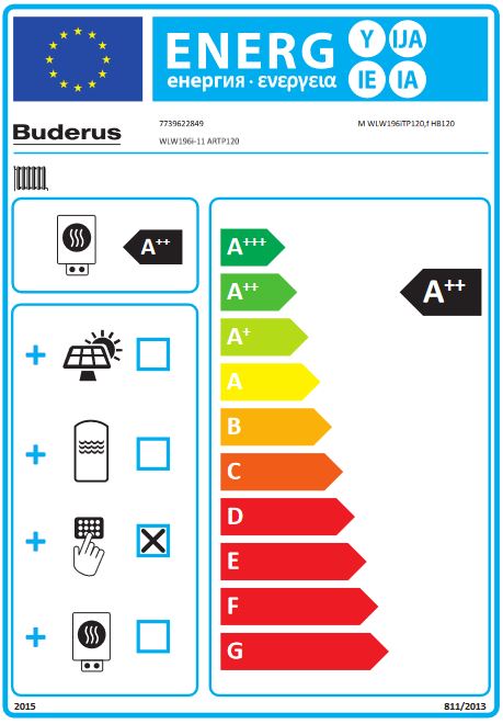 Buderus Luft Wärmepumpe Logatherm WLW196i.2-11 ARTP120 Logaplus M mit Zubehör