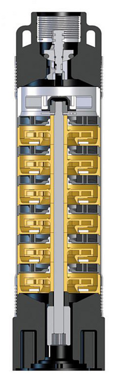ZDS 4" Tiefbrunnenpumpe ZD.Jet.3-9 500 Watt / 4200 l/h Techno Polymer