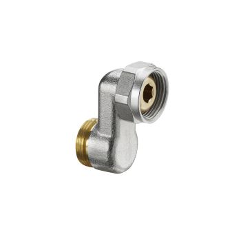 OV S-Anschlussverschraubung Exenter S-Form G 3/4" AG x 3/4 ÜM Austauschheizkörper