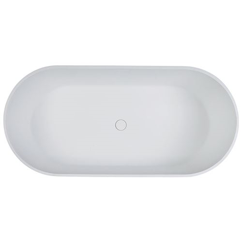 Ovalwanne Golem O 170 S freistehende Badewanne Mineralmarmor Solid Surface