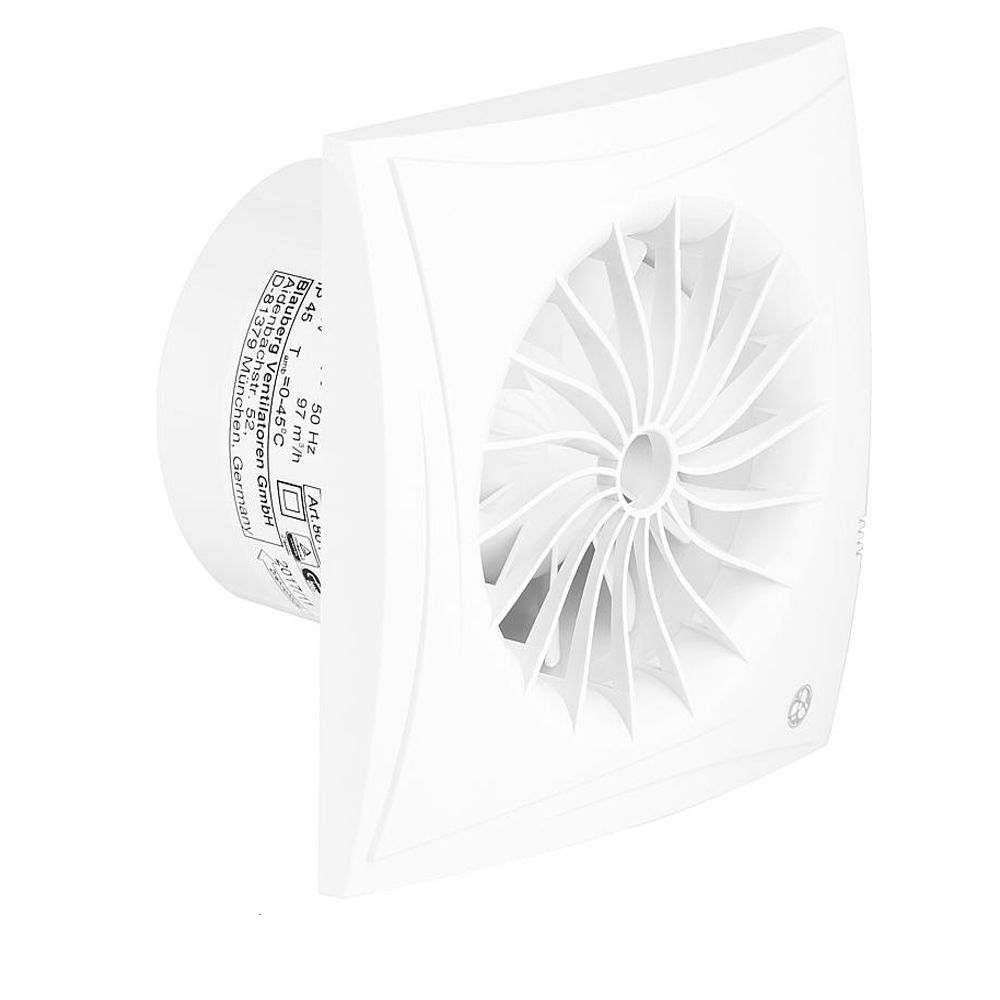 Blauberg Kleinraum Ventilator Sileo 100 Aufputz 97 m³ h WC Bad Lüfter Abluft
