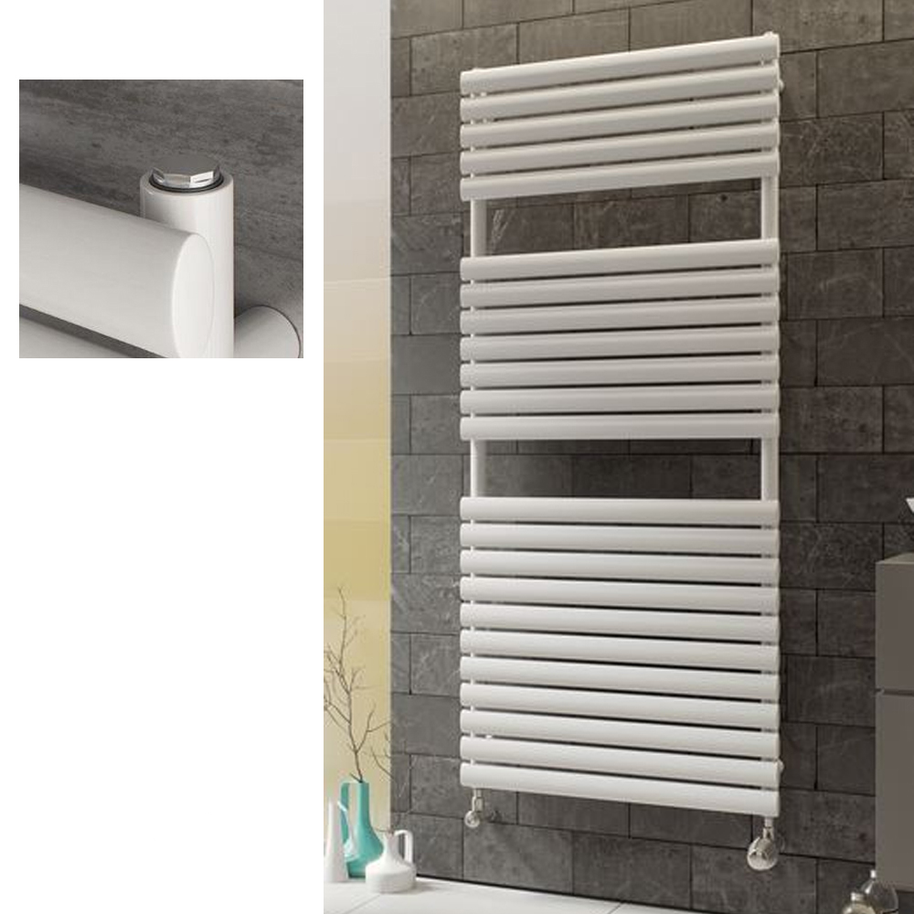 Design Paneel Badheizkörper Forte Scala einlagig 1164 x 700 x 80 mm weiss