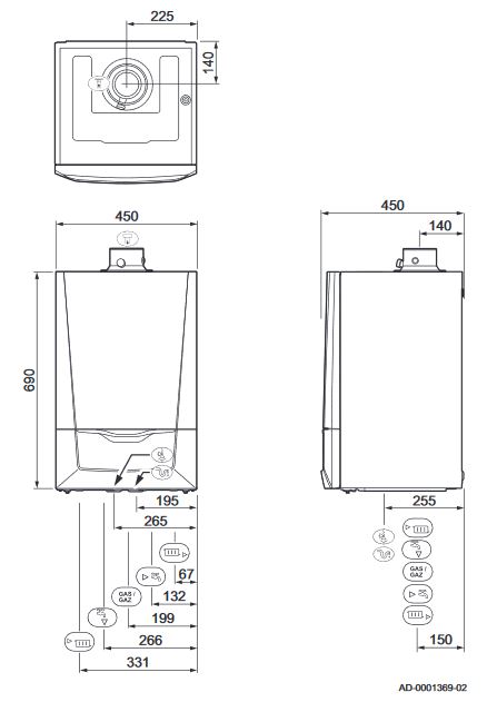 Remeha Paket Calenta Ace 15 DS Trinkwasserspeicher BL 150-2 Gas Brennwert Gerät