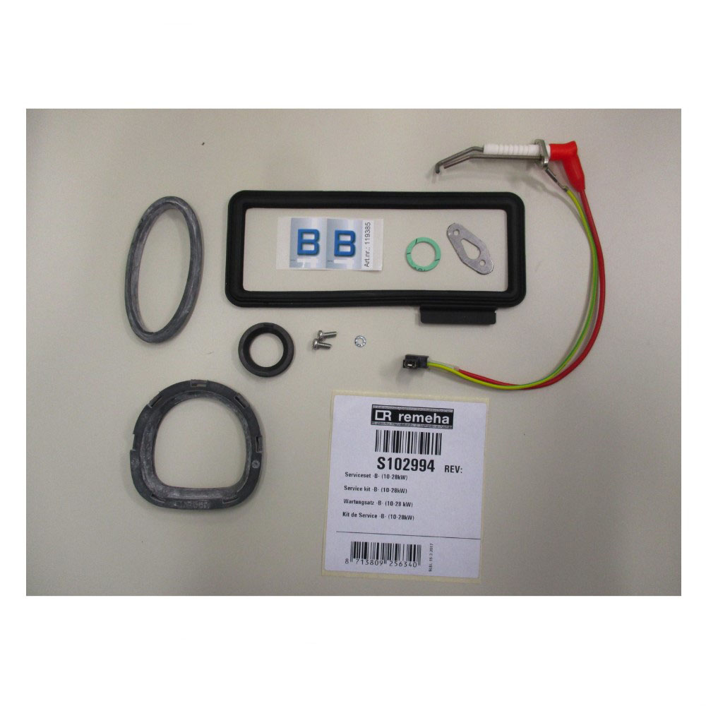 Remeha Wartungssatz B S102994 für Tzerra 15DS 24DS 28C Gas Brennwert Kessel