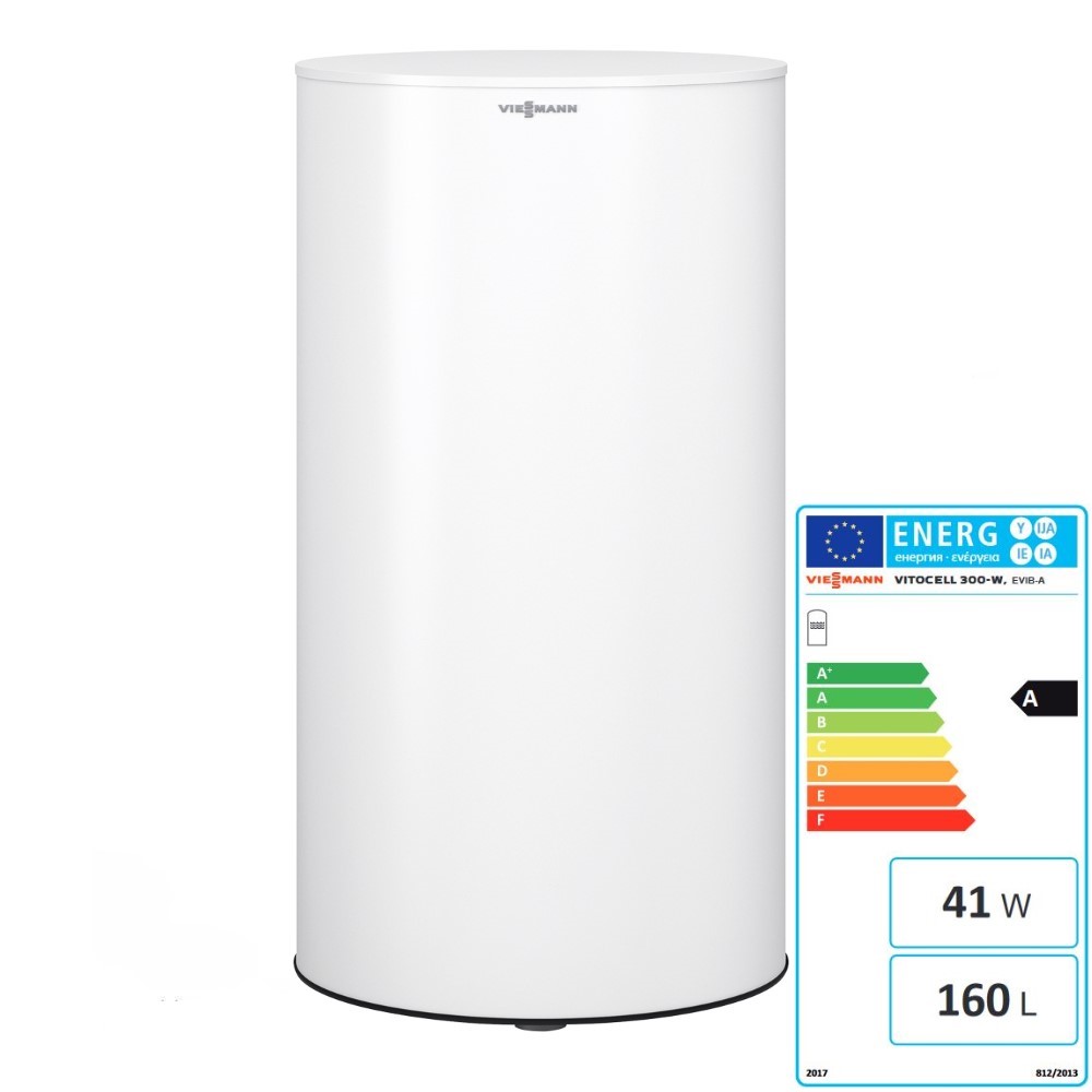 Viessmann Edelstahl Warmwasserspeicher Vitocell 300-W EVIB-A 160 L nebengestellt