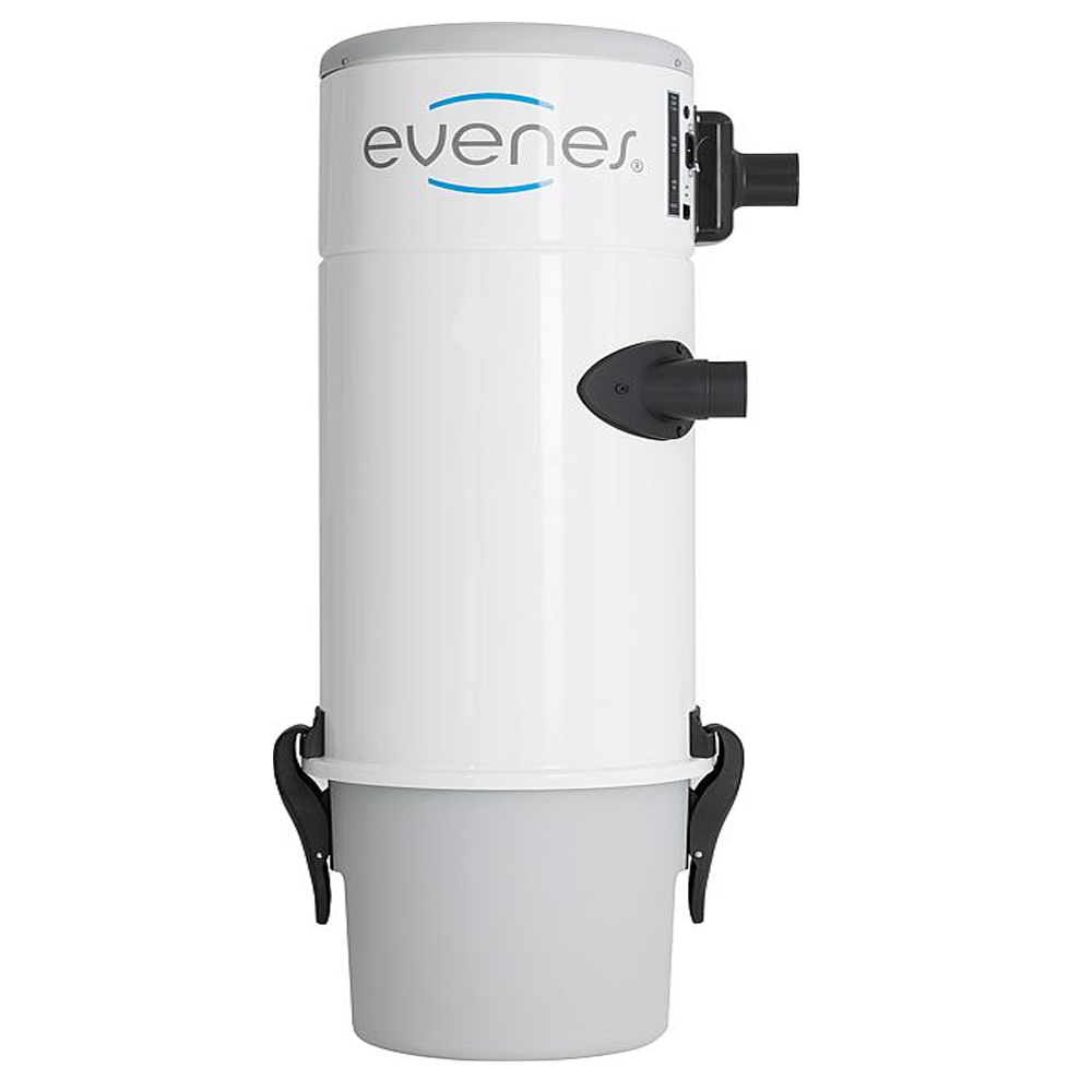 Evenes Zentralstaubsauger komplett-Set EvenDust 250 - 300 m² Sauger Staubsauger