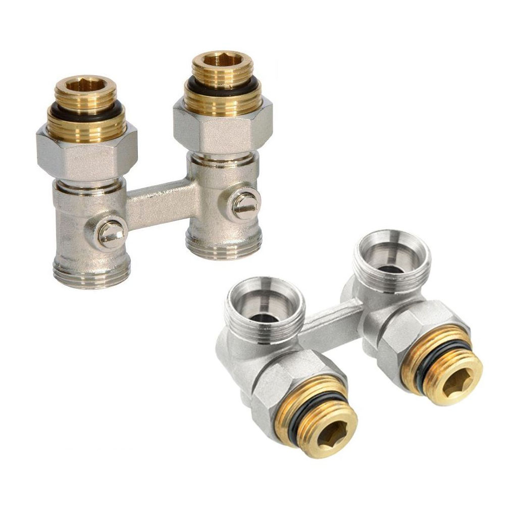 Viessmann Heizkörper Hahnblock 1/2 x 3/4" Anschlussvariante "Ventil" Eurokonus Viessmann Heizkörper Hahnblock 1/2 x 3/4" Anschlussvariante "Ventil" Eurokonus