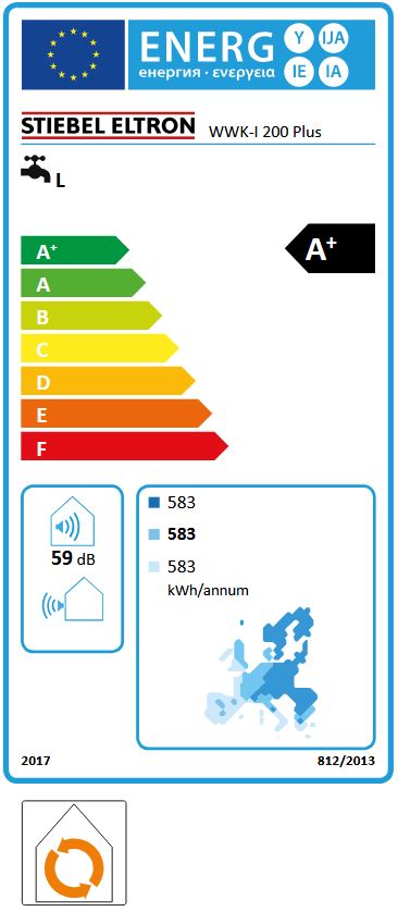 STIEBEL ELTRON Warmwasser Wärmepumpe WWK-I 200 Plus 204479 Trinkwassererwärmung