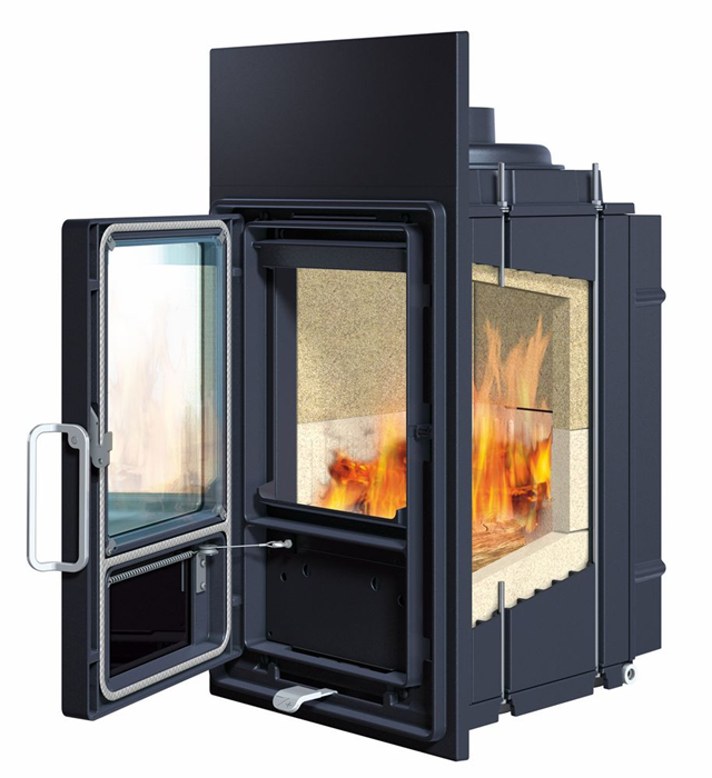 Buderus Logaflame HLG316 Heizeinsatz Kachelofeneinsatz Kamineinsatz li