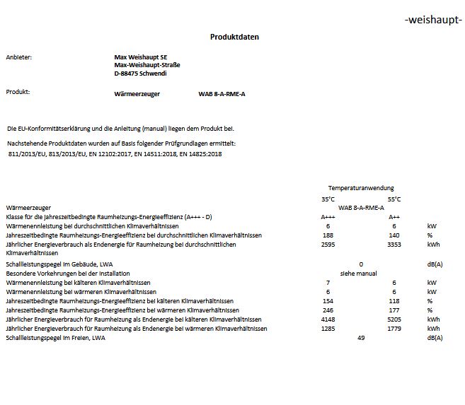 Weishaupt Luft Wasser Wärmepumpe Paket Aeroblock WAB 8 kombispeicher WKS 890090