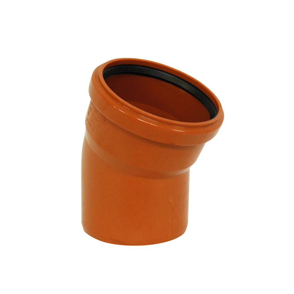 KG-Rohre KGEM Abwasser Rohr Kanalrohr Bogen 30° DN200