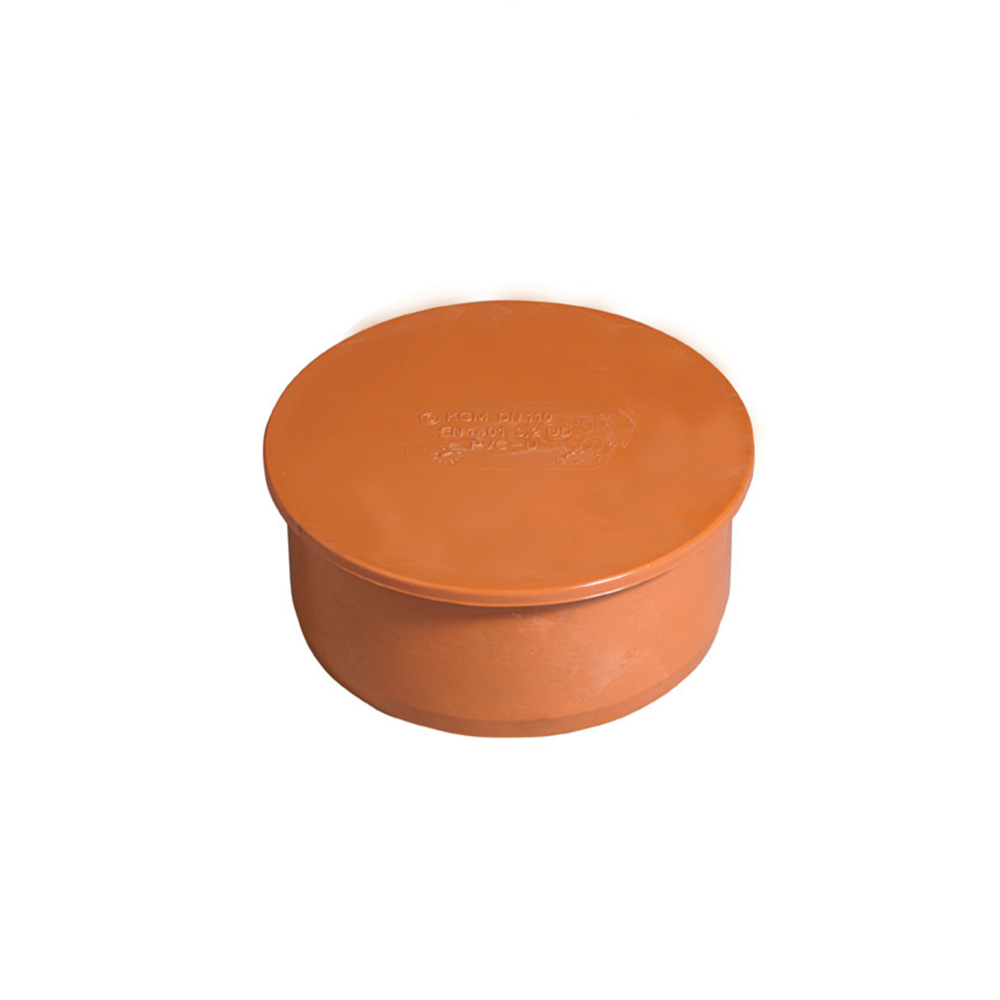 KG-Rohre KGEM Abwasser Rohr Kanalrohr Orange - Muffenstopfen DN200