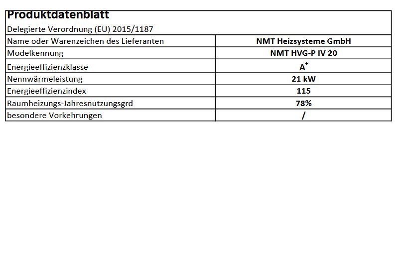 NMT Kombikessel HVG Pellet IV 20 Lambdasonde NMT-HVGP-IV-20 Holz/Pellets 21/21kW