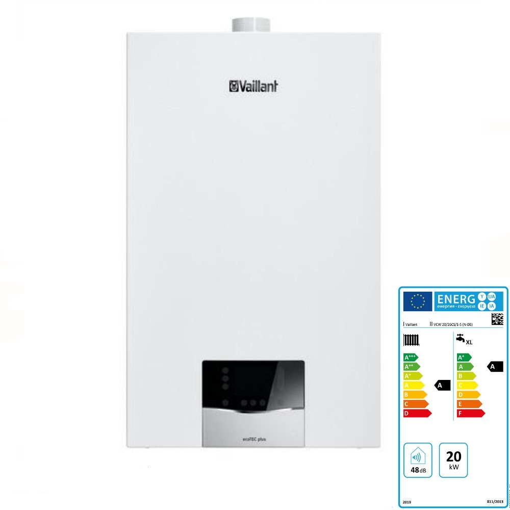 Vaillant Gas Brennwert Kombigerät ecoTEC plus VCW 20/26 CS/1-5 Heiztherme