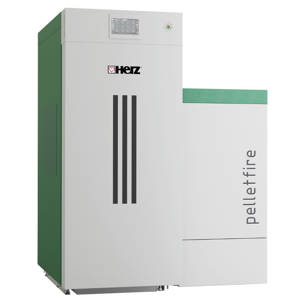 Herz Kombikessel pelletfire 30/30 firestar 30 rechts Holzvergaser Pelletbrenner