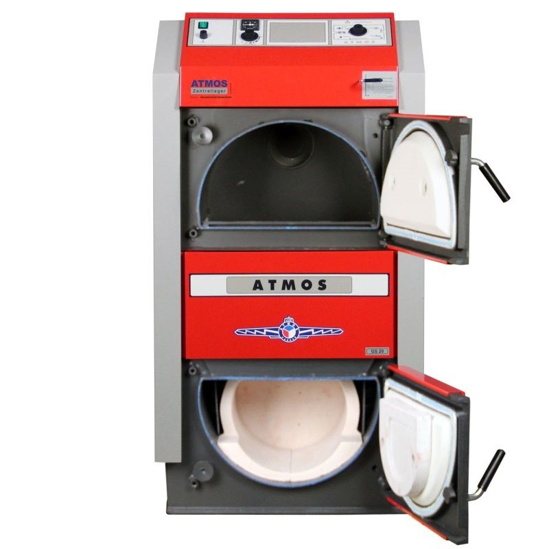 Atmos Holzvergaser GS 15 20 25 32 40 Serie Festbrennstoffkessel Scheitholzkessel Atmos Holzvergaser GS 15 20 25 32 40 Serie Festbrennstoffkessel Scheitholzkessel