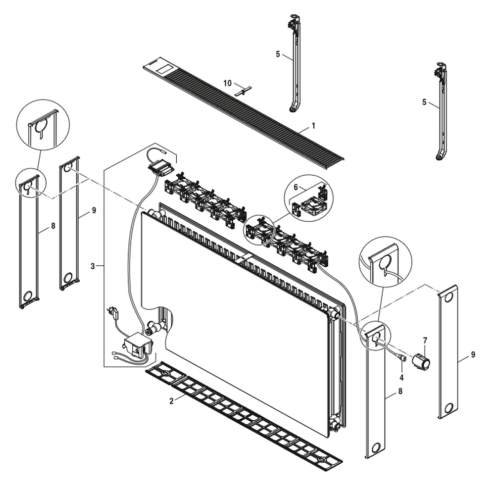Buderus Logatrend Niedertemperatur Heizkörper VC Plan WP+ BH 500 Anschluss links
