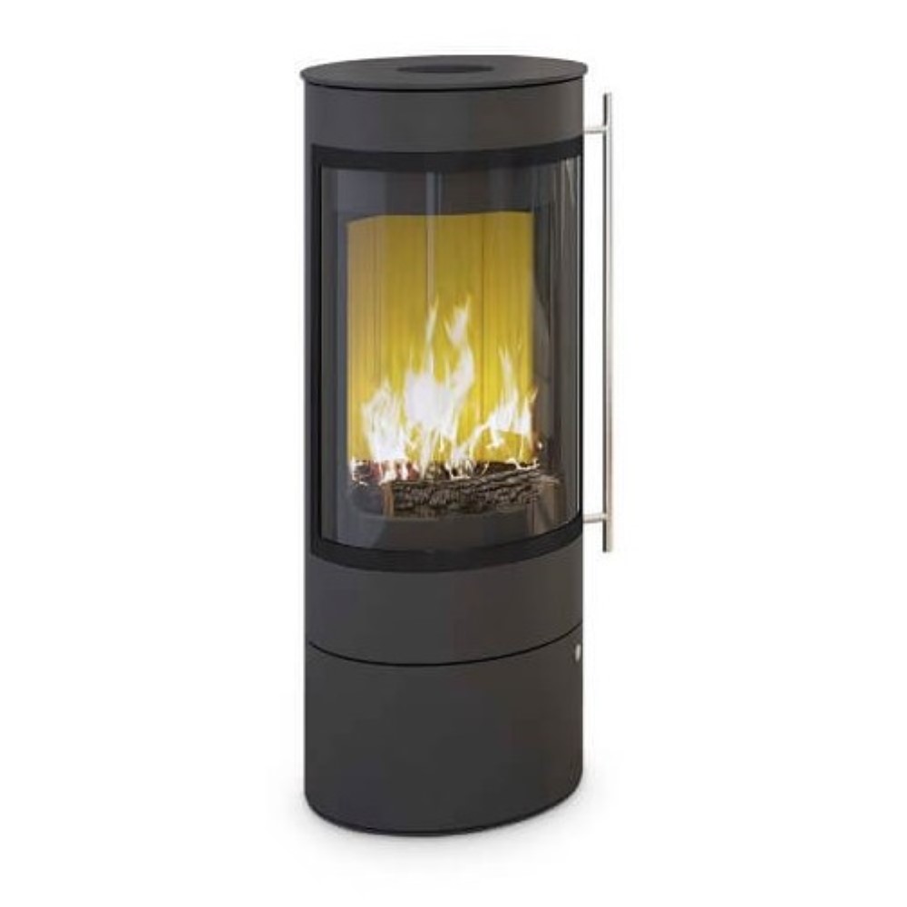 ABVERKAUF Kaminofen Olsberg Pular 5 kW Stahl schwarz 23/7357 Kamin Holzofen