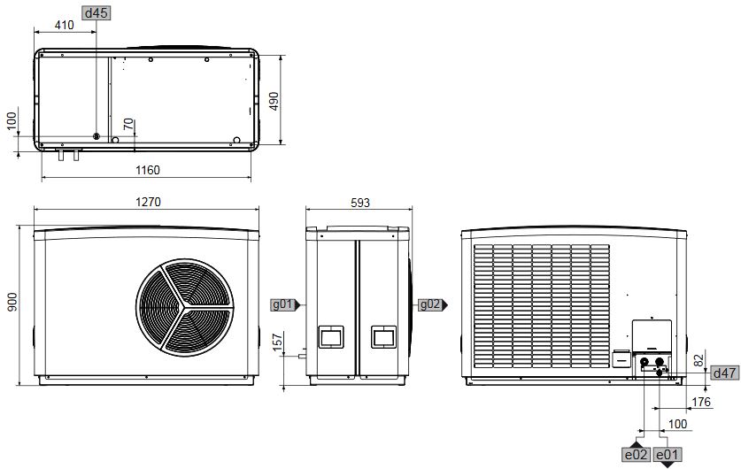 Stiebel Eltron Luft Wasser Wärmepumpe WPL 20 A Monoblock #236640