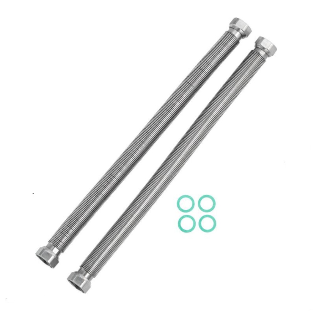 Buderus Installationspaket INPA lang (500-1000) Set 2xEdelstahlwellrohr DN25