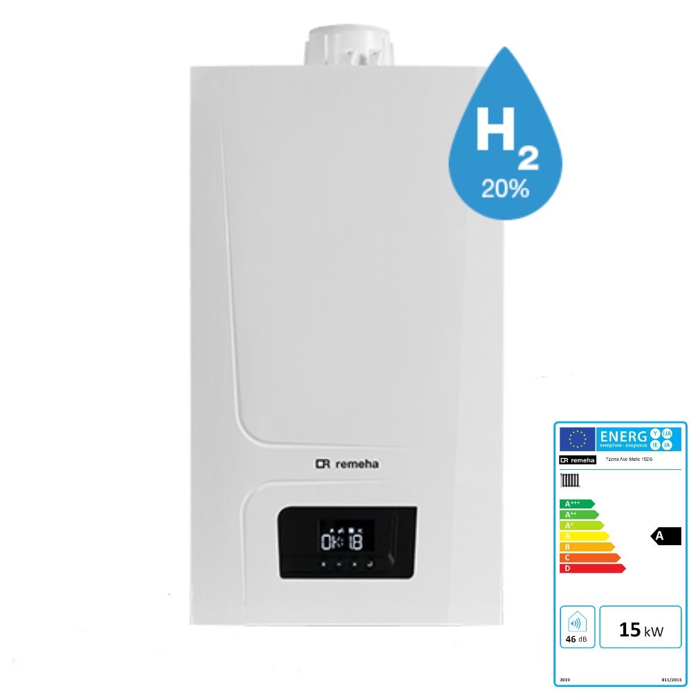 Remeha Tzerra Ace Matic 15 DS 15 kW Gas Brennwert Therme Wandkessel 7825255 Remeha Tzerra Ace Matic 15 DS 15 kW Gas Brennwert Therme Wandkessel 7825255