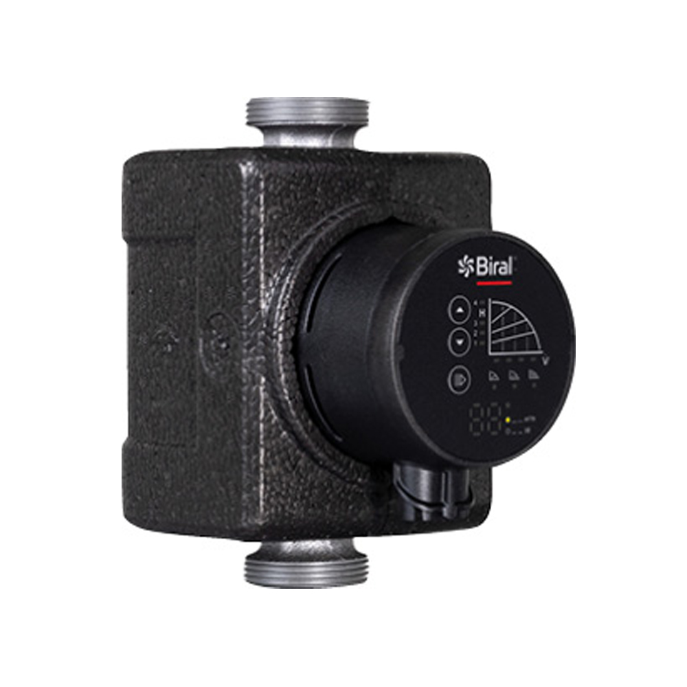 Biral Pumpe PrimAX 25-3 180 RED 230V inkl. Wärmedämmschale Einbaulänge 180 mm