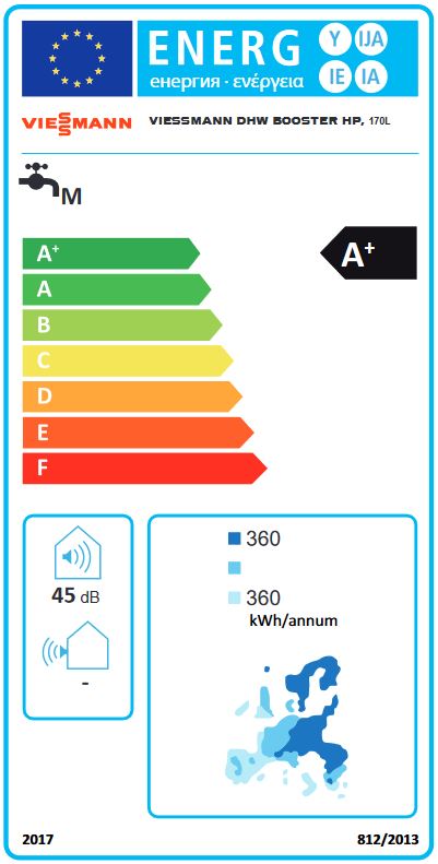 Viessmann DHW Booster HP 170L Warmwasser Wärmepumpe Elektro Heizeinsatz