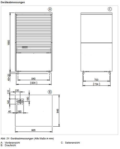 Remko LWM 80 Luft Wärmepumpe Monoblock 1-7 kW ALU 262080 Heizen Kühlen