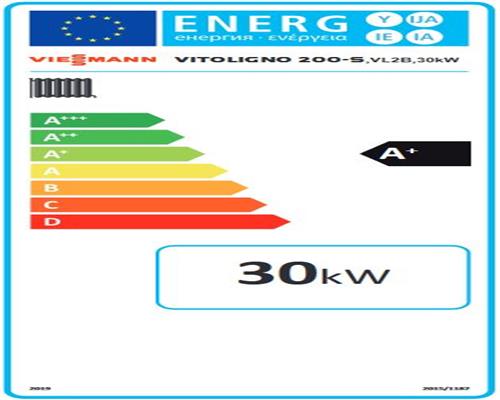 Viessmann Holzvergaser Vitoligno 200-S 30 kW Scheitzholz mit Partikelabscheider