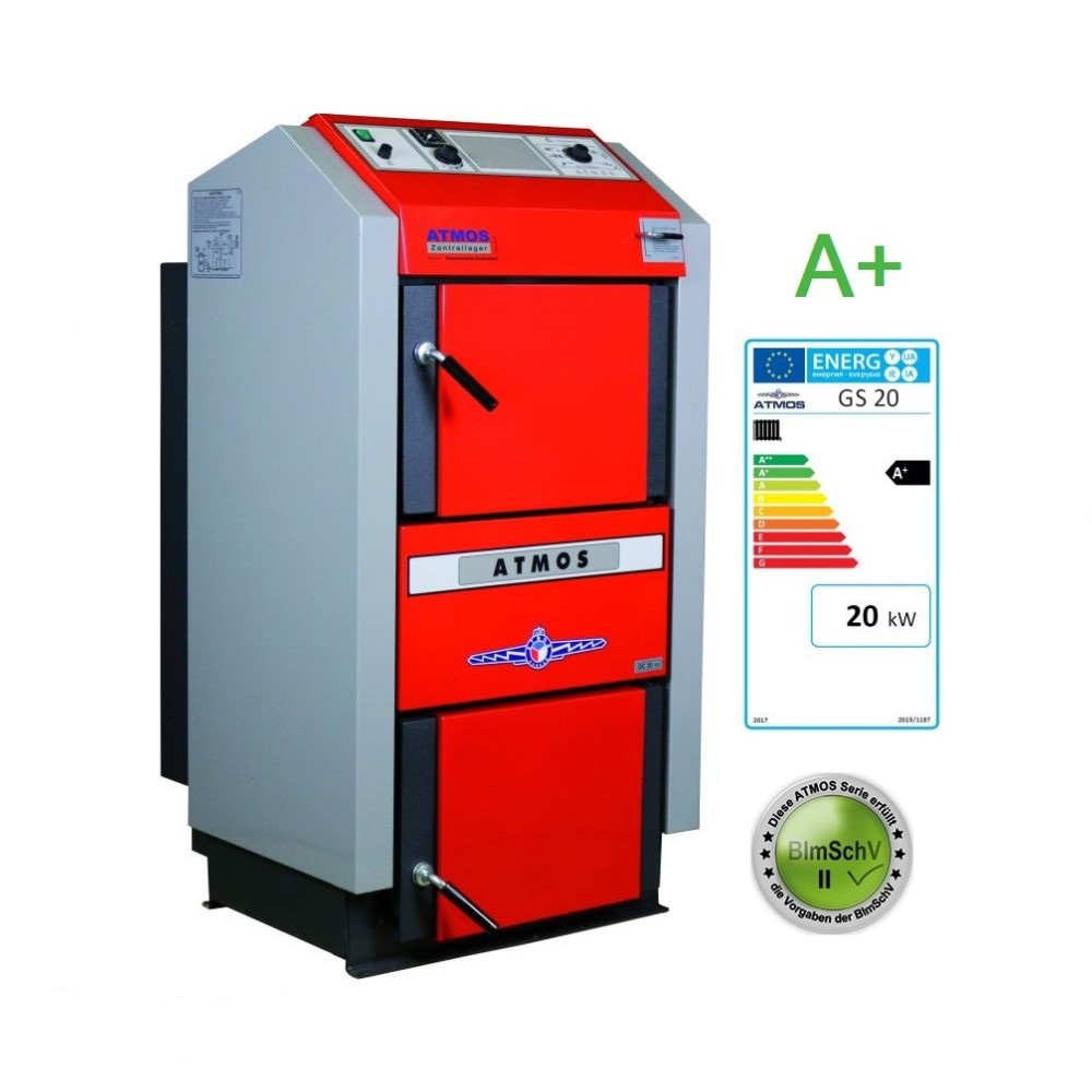 Atmos Holzvergaser GS 15 20 25 32 40 Serie Festbrennstoffkessel Scheitholzkessel Atmos Holzvergaser GS 15 20 25 32 40 Serie Festbrennstoffkessel Scheitholzkessel
