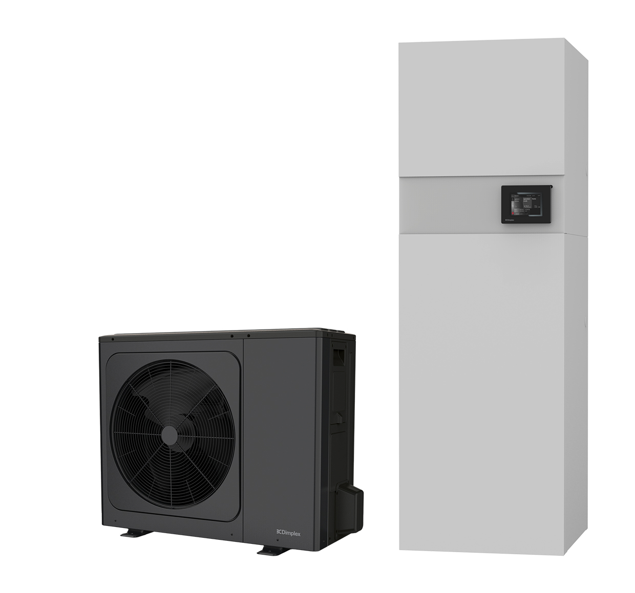 Glen Dimplex Split Wärmepumpe LIA 0608 mit Hydrotower Compakt WWB200 Liter