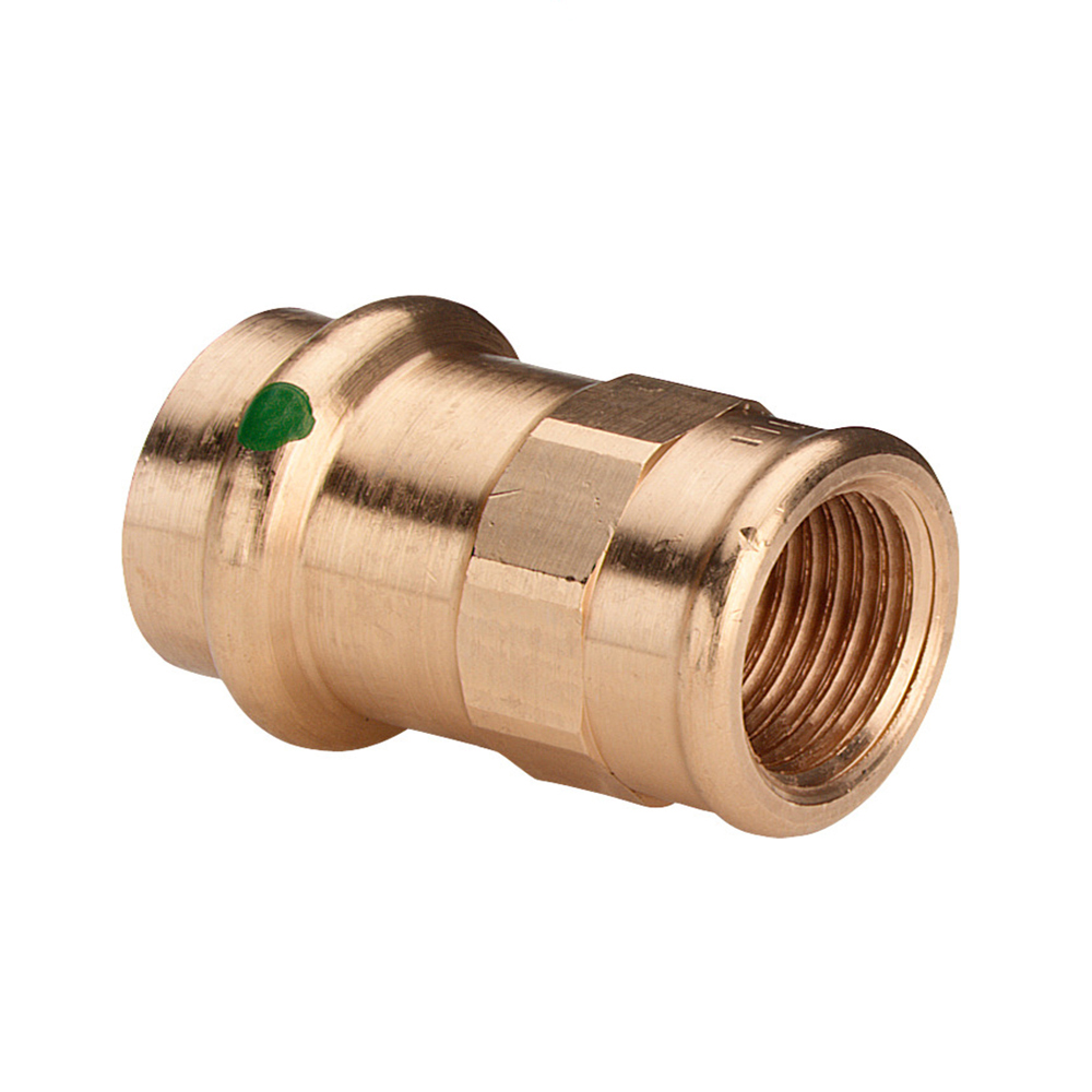 Viega Pressfitting Übergangsmuffe mit Innengewinde 22 mm x 1/2"