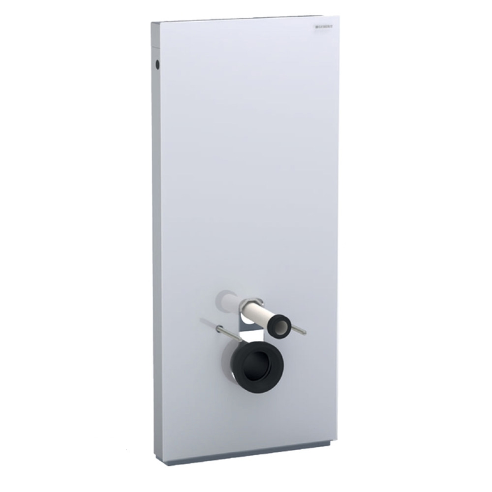 Sanitärmodul Geberit Monolith weiß 114 cm Vorwandelement Spülkasten 131.031.SI.5