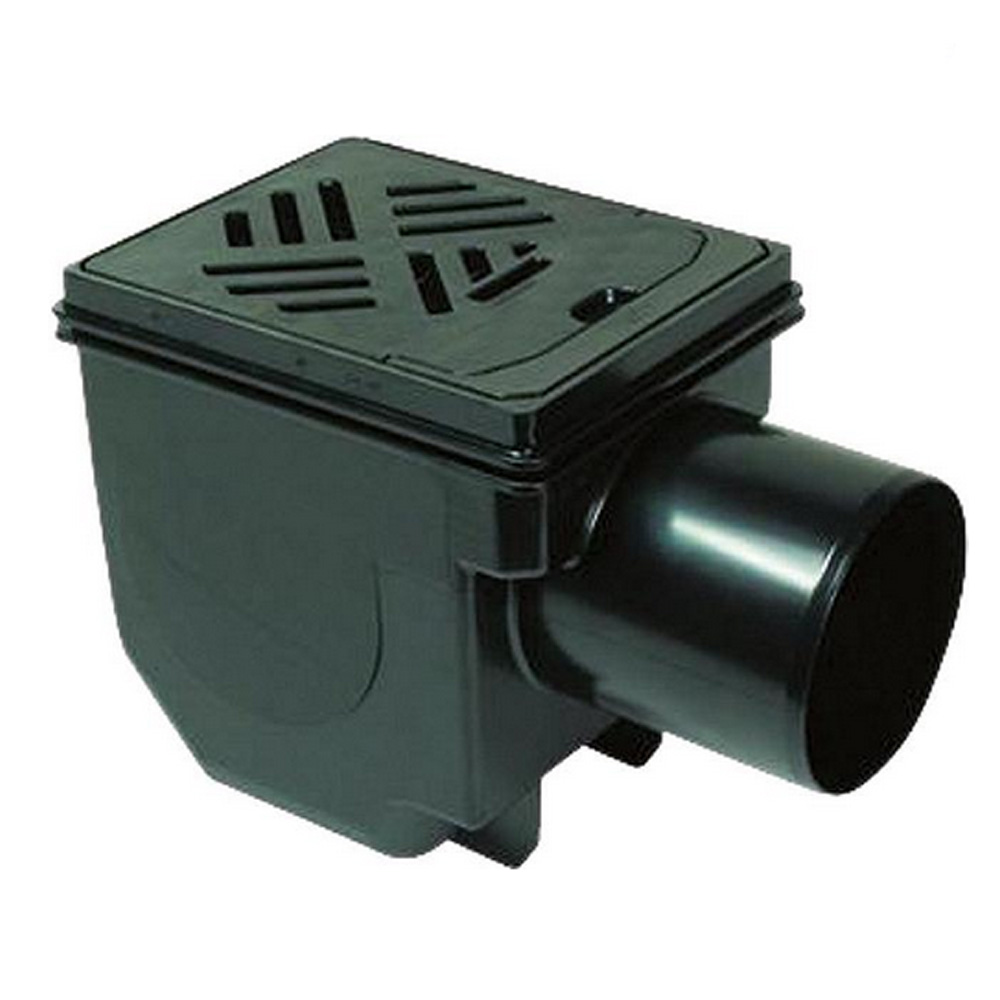 Kessel Drehfix Größe 1 Bodenablauf mit Rückstauverschluss 150 x 190 mm DN100