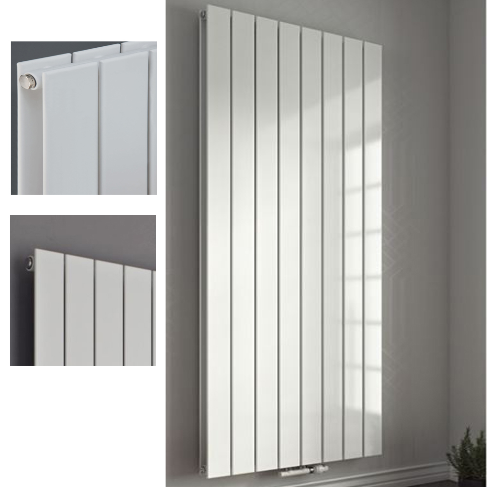Design Paneelheizkörper vertikal Panio weiss Heizwand Heizkörper Badheizkörper