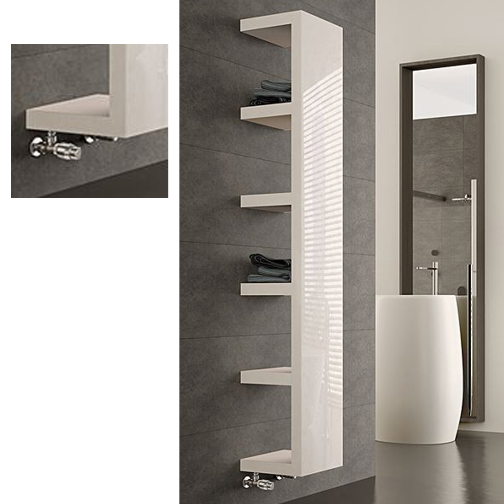 BEMM Quadraqua IRSAP Designer Heizkörper 300 mm Weißperlmetallic Nr. 16